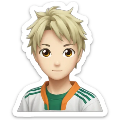 Sakusa Kiyomi from Haikyuu sticker