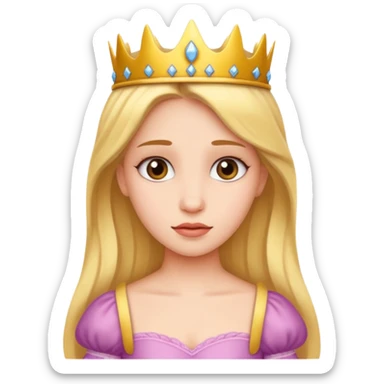 Princes saying “save me” sticker