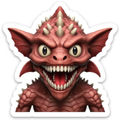 Strenger Things demogorgon  sticker