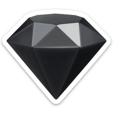 The black diamond sticker