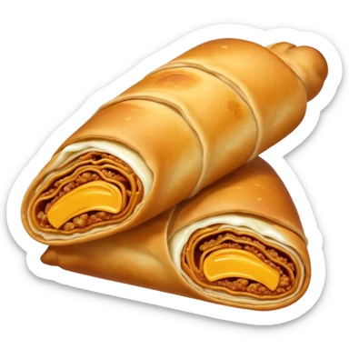 pizza egg roll sticker
