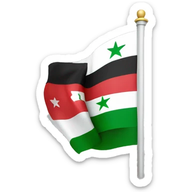 new syrian flag emoji sticker