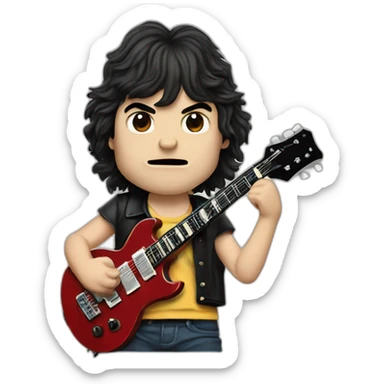 Acdc Angus Young 1979 sticker