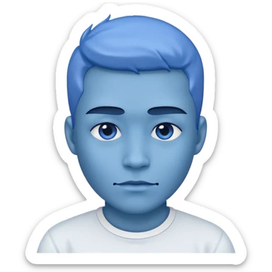 blue user sticker