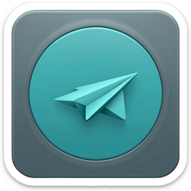 Minimalist outline icon, monoline style, thin clean contour, no shading, no gradients, transparent background, vector style, centered composition, flat design, elegant, premium, modern, Telegram emoji style, color palette: aqua teal #40B2D6 and slate gray #2F3B3E, no text, no background, 512x512 sticker