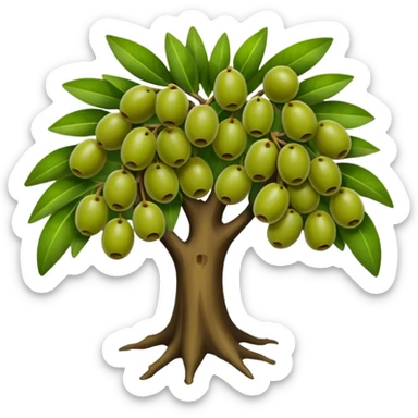 Árbol de aceitunas sticker