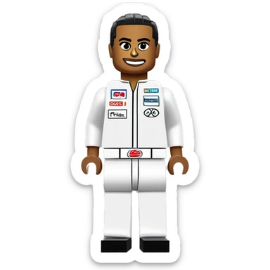 LEWIS HAMILTON lego full body sticker