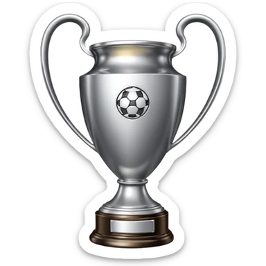 trophy champions league to write champions league trophy  sticker