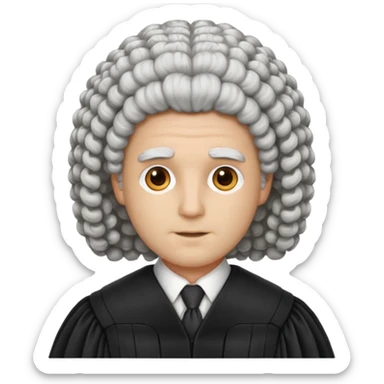 Courtroom Items, only Judge’s Wig – traditional courtroom attire

 sticker