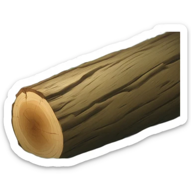 a log in the water called lady log sticker