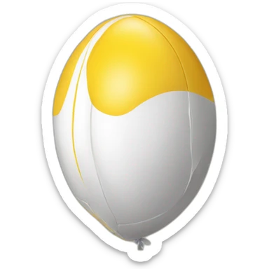 Ballon de rugby vole entre poteaux sticker