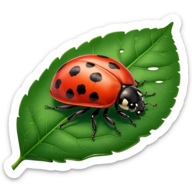 Ladybug sticker