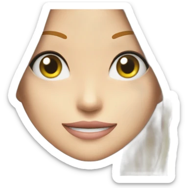 Nami from One piece drinks Dr Pepper. sticker