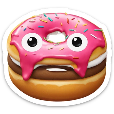 Donut McDo  sticker