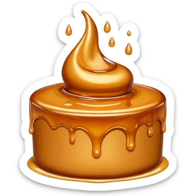 caramelo líquido sticker