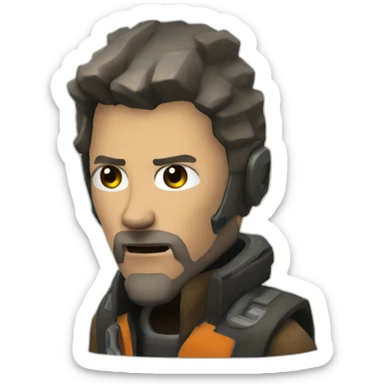 half life antagonist sticker