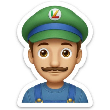 luigi sticker
