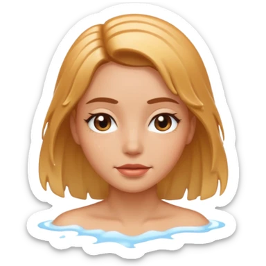 Hot shower clean girl sticker