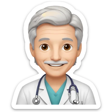 make an experienced doctor emoji  sticker