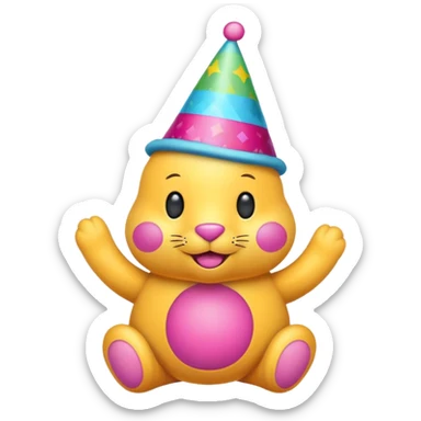 party plushie sticker