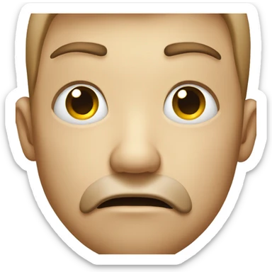 drooling face with wide eyes sticker