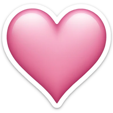 A pink heart  sticker