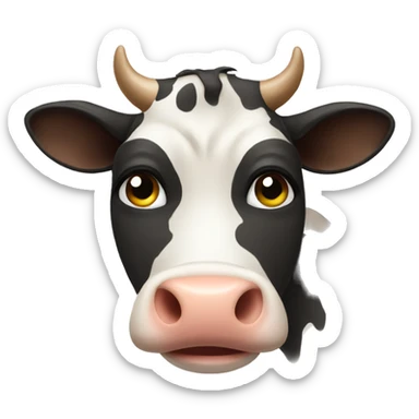 Cow sticker