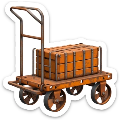 cargo trolley sticker
