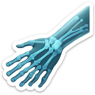 X-ray arm  sticker