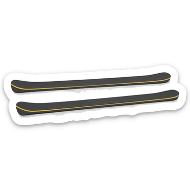 Skis sticker