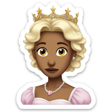 Princess crybaby sticker
