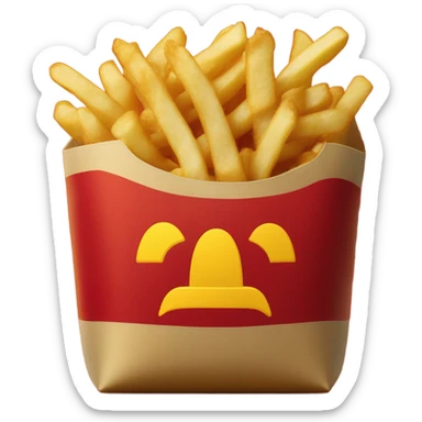 Papas de mcdonald's  sticker
