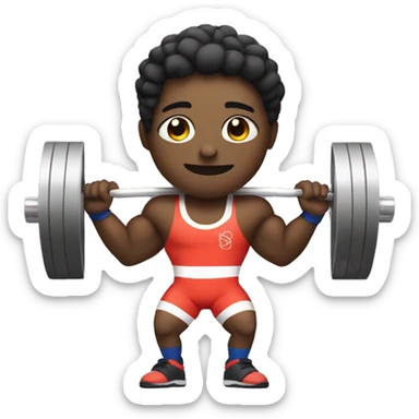 olympic weightlifter sticker