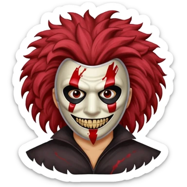 skib skib 67 slasher mad big hair sticker