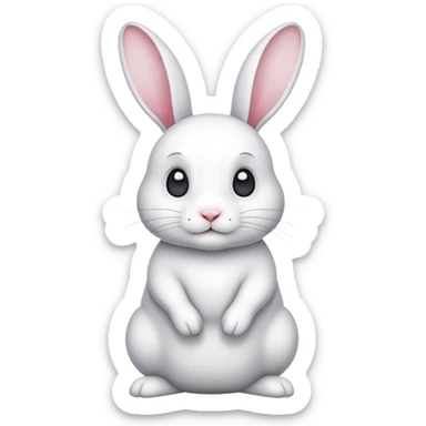Rabbit sticker