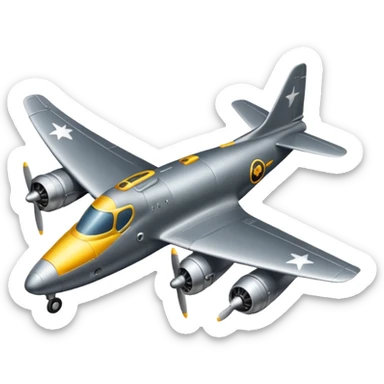 war plane sticker