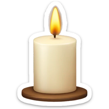 Candle sticker
