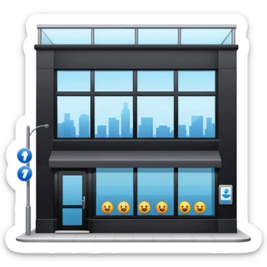 shop of comercial center sticker