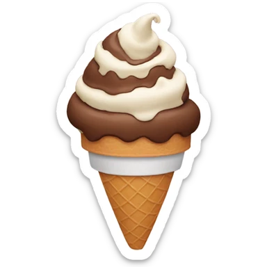 ice cream cone sticker