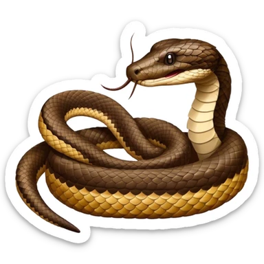 Water moccasin sticker