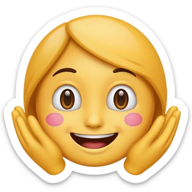 emoji representing the emotion of 'nostaljoy', a creative blend of sticker