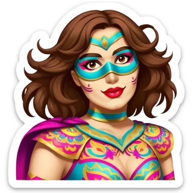 Luchador sticker