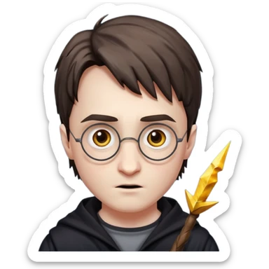 Harry Potter face sticker