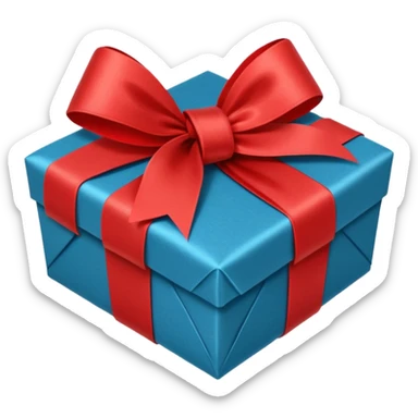 heart-shape present sticker