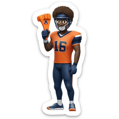 Auburn University super sports fan sticker