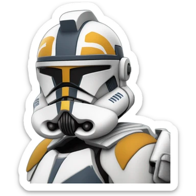 Clone trooper 327th Star Corps from Clone wars sticker