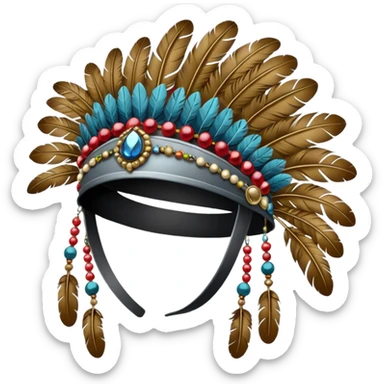 Headwear without a face sticker