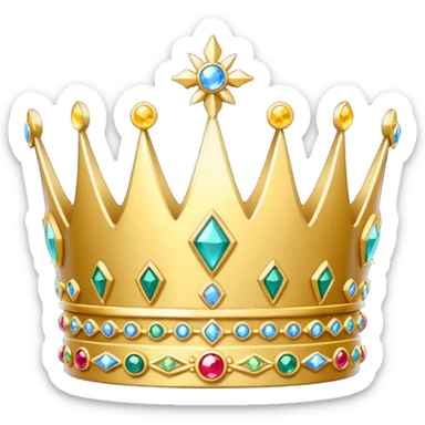 miss universe crown aesthetic sticker