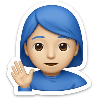 On Crip emoji with words sticker