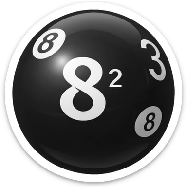magic eight ball sticker